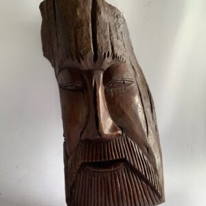 Tribal mask wall hanging hand craved wood | 7.5"*15" (C4054)