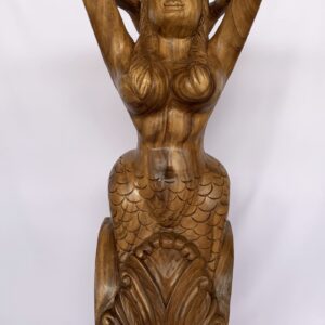 Mermaid carved wood (C4064)