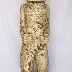 Life-size Tiki carved wood (C4068)