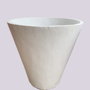 White planting pot (C4074)