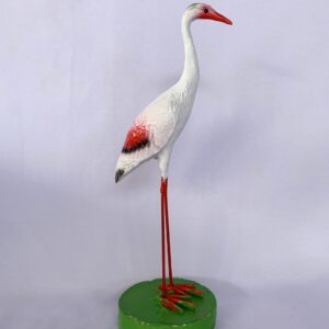 Heron resin sculpture (C4078_02)