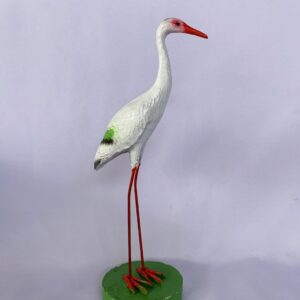 Heron resin sculpture (C4078_03)