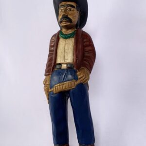 Wooden cowboy hand craved (C4097)