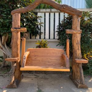 Large Solid wood outdoor swing (C4106)