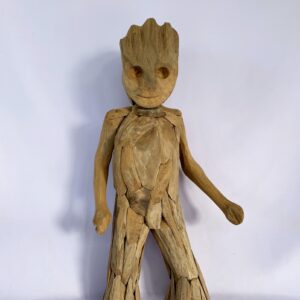 Baby Groot driftwood sculpture (C4110_01)