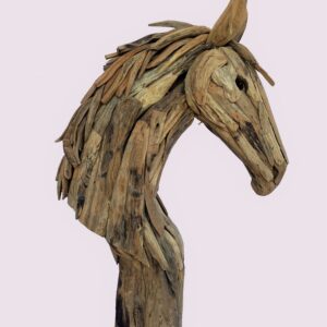 Large Horse head driftwood sculpture (C4116)