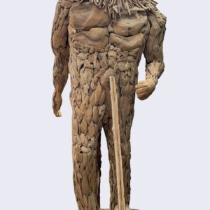 Giant Mr.Bigfoot driftwood sculpture  (C4119)