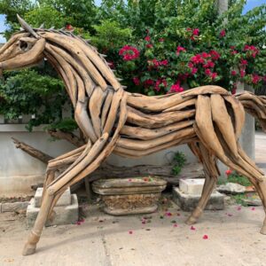 Running Horse driftwood sculpture (C4120)