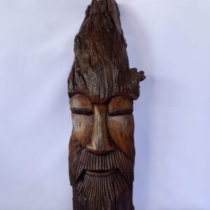 Tribal mask wall hanging hand craved wood | 8"*25" (C4123)