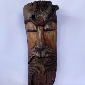 Tribal mask wall hanging hand craved wood | 8"*19" (C4130)