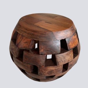 Wooden round coffee table (C4137)