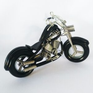 HARLEY DAVIDSON Aluminium Wire Art Sculpture Motorcycle Model  (S) (C5010)