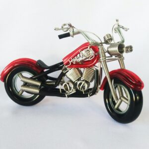 HARLEY DAVIDSON Aluminium Wire Art Sculpture Motorcycle Model (S) (C5011)