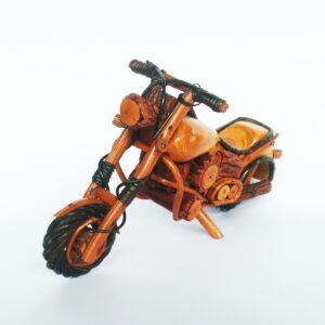 Handcrafted Wooden Motorbike Model (5016)