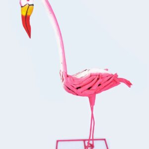 Flamingo driftwood sculpture (C5025)