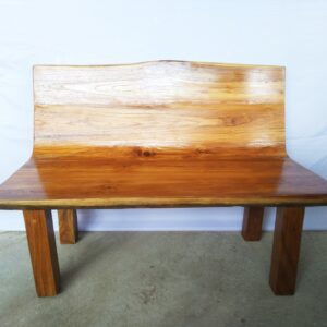 Lacquered wood bench (C5031)