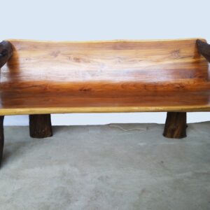 Lacquered wood bench (C5033)