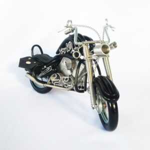 HARLEY DAVIDSON Aluminium Wire Art Sculpture Motorcycle Model  (L)(C5005)