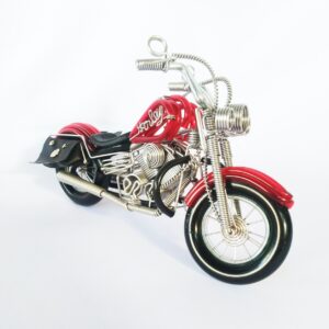 HARLEY DAVIDSON Aluminium Wire Art Sculpture Motorcycle Model (M) (C5007)
