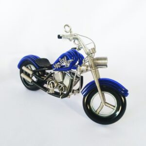 HARLEY DAVIDSON Aluminium Wire Art Sculpture Motorcycle Model (S) (C5009)