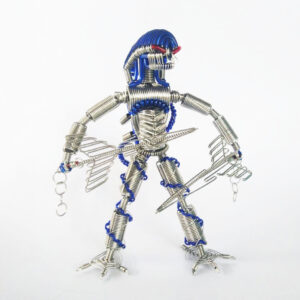 Alien Aluminium Wire Art Sculpture model (C5128)